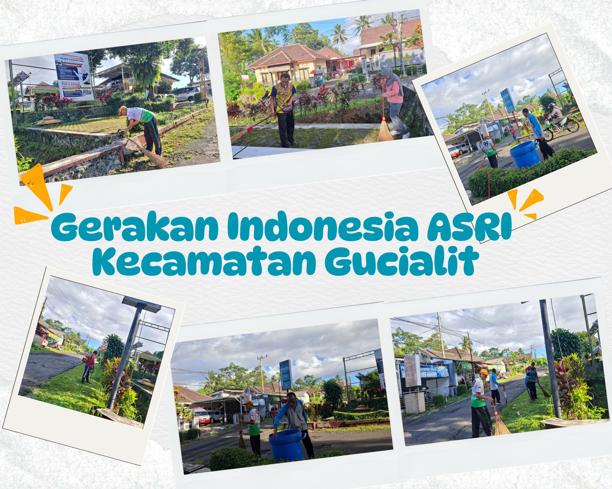 Kecamatan Gucialit Laksanakan Gerakan Indonesia ASRI untuk Wujudkan Lingkungan Bersih dan Sehat
