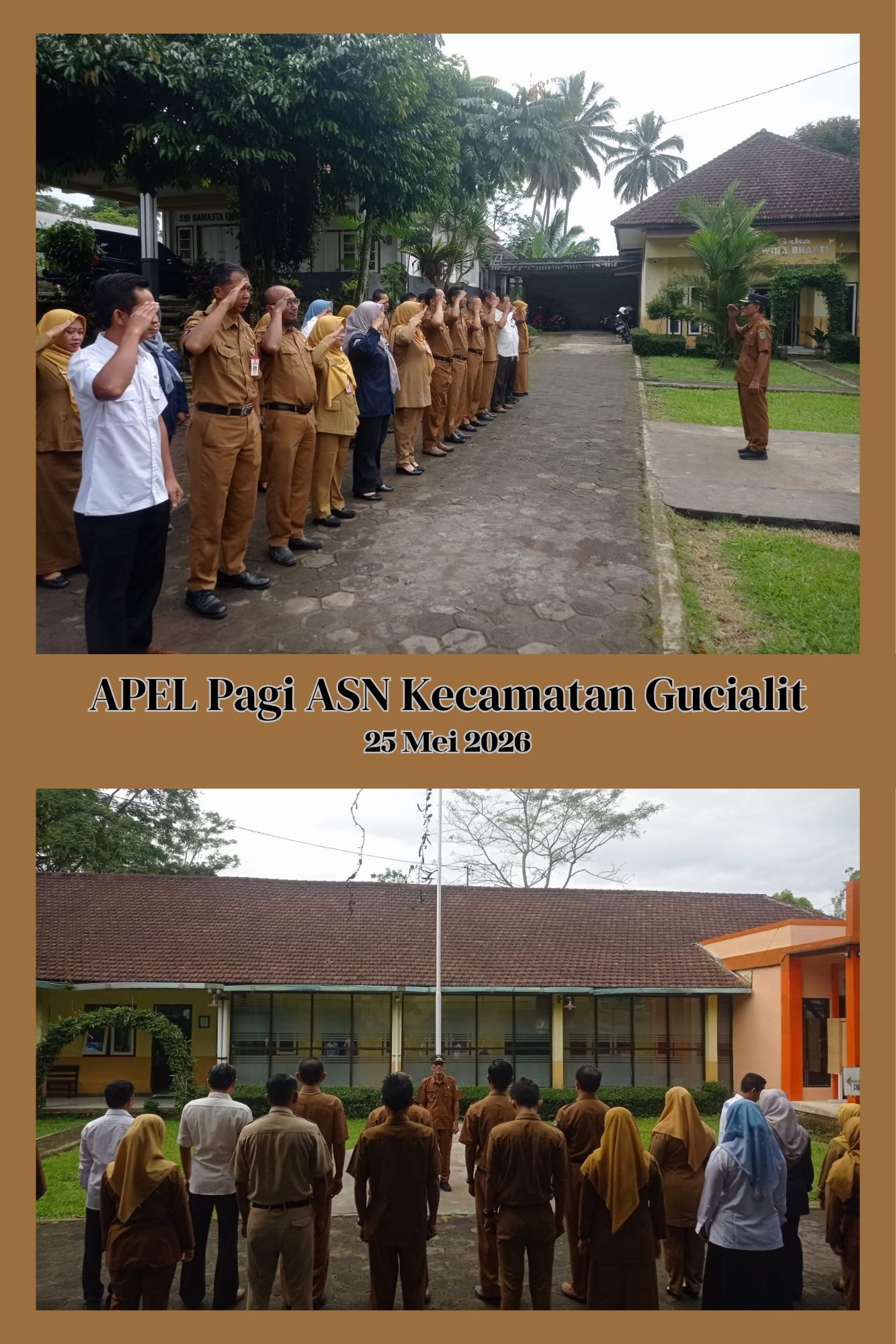 Apel Pagi ASN Kecamatan Gucialit Tingkatkan Disiplin dan Semangat Pelayanan