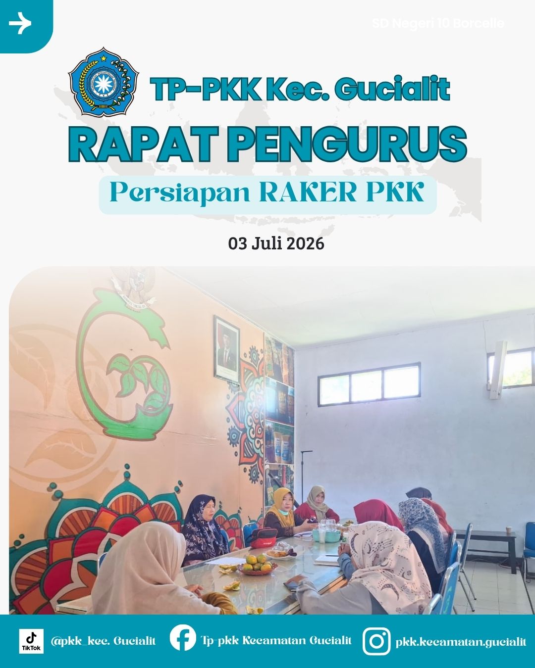 TP-PKK Kecamatan Gucialit Gelar Rapat Pengurus sebagai Persiapan RAKER TP-PKK Kecamatan