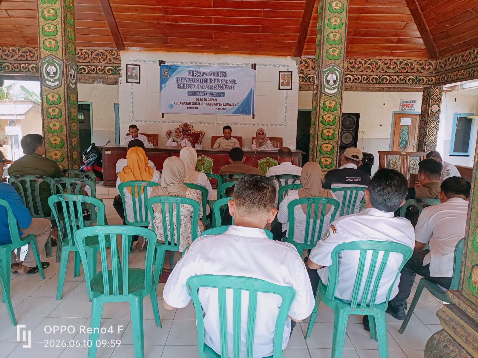 Tim PTPD Kecamatan Gucialit Hadiri Musdes Pembentukan Tim Penyusun RKP Desa Dadapan