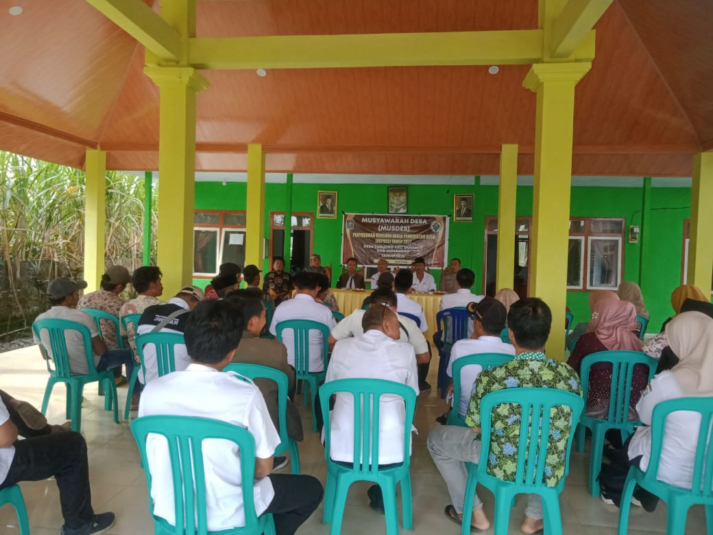 Tim PTPD Kecamatan Gucialit Hadiri Musdes Pembentukan Tim Penyusun RKP Desa Tunjung