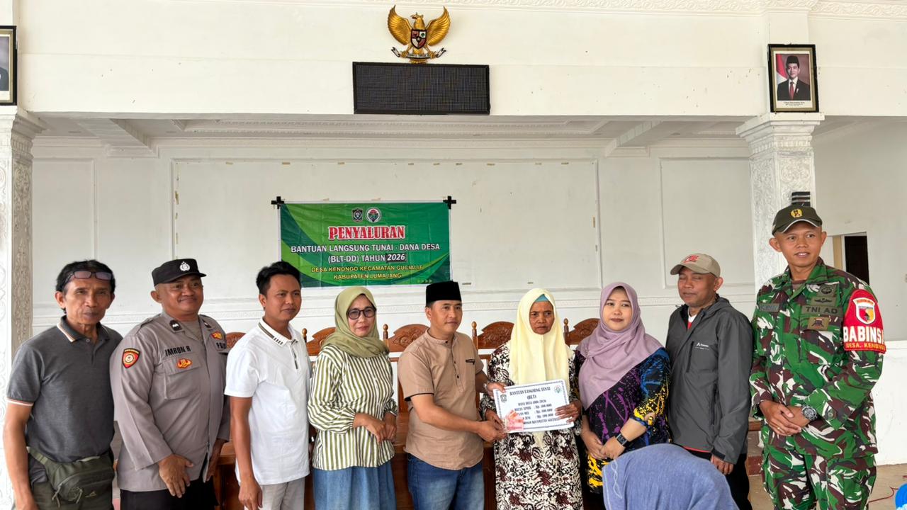 Kasi PMD Kecamatan Gucialit Hadiri Penyerahan BLT Desa Kenongo