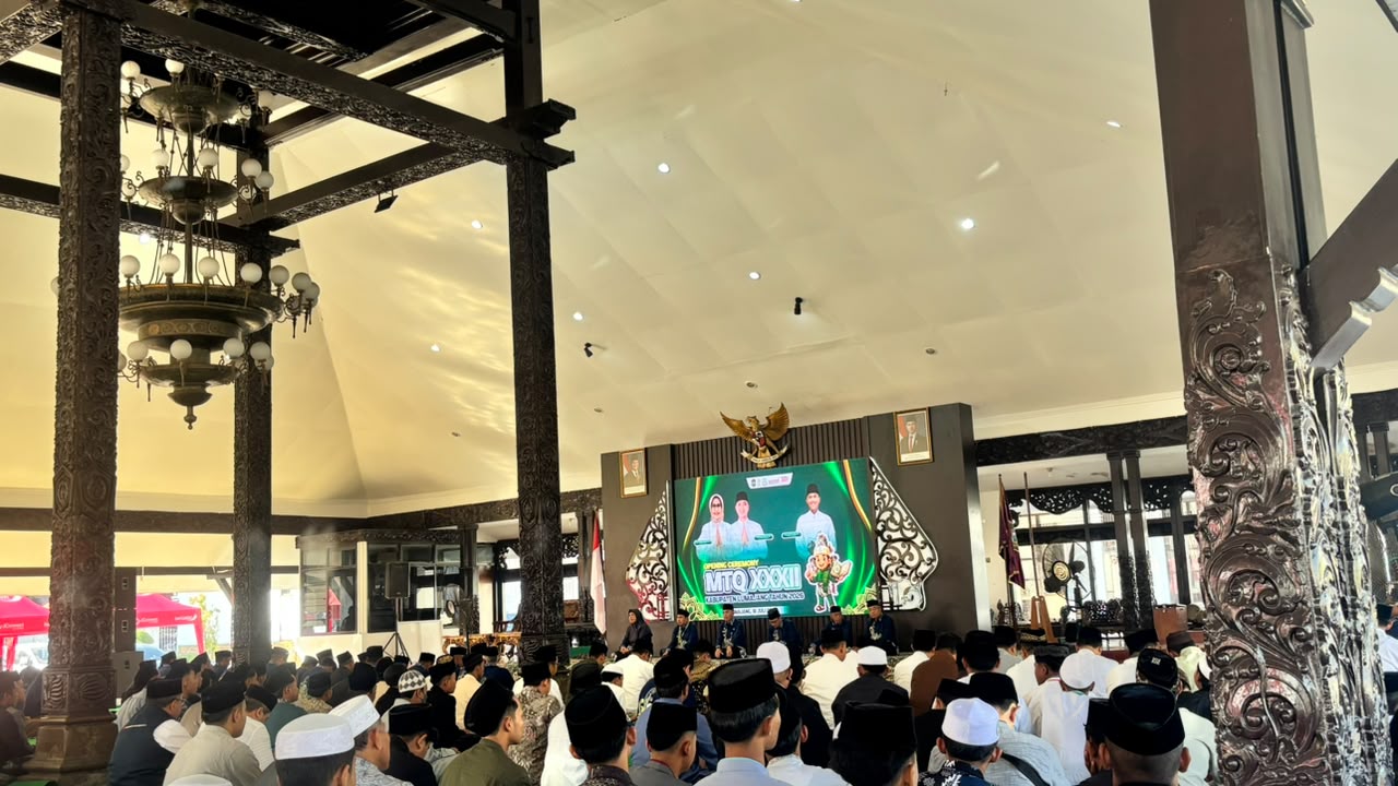 Camat Gucialit Hadiri Pembukaan MTQ XXXII Tingkat Kabupaten Lumajang