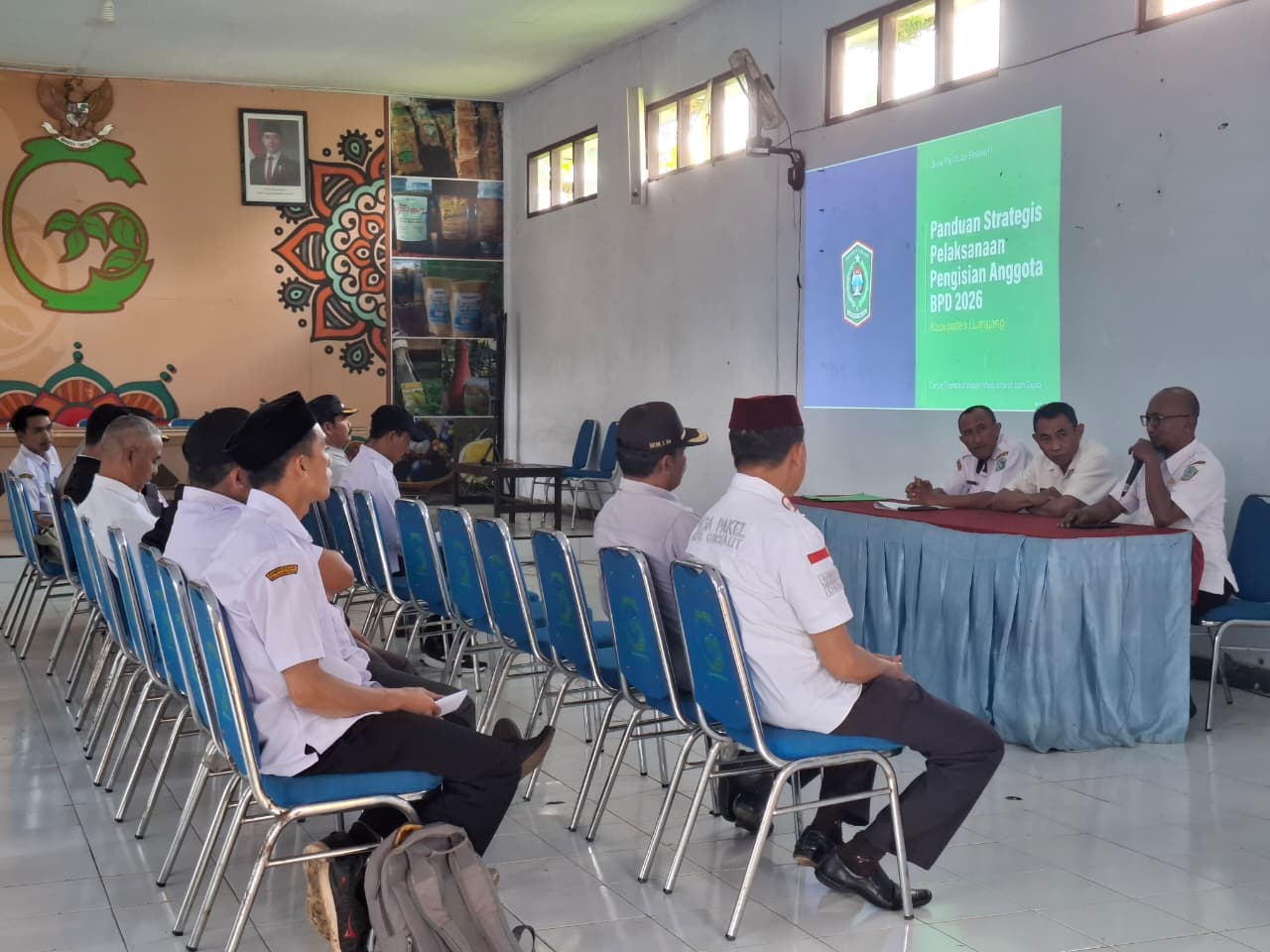 Kecamatan Gucialit Gelar Sosialisasi Pembentukan Anggota BPD bagi Desa se-Kecamatan Gucialit