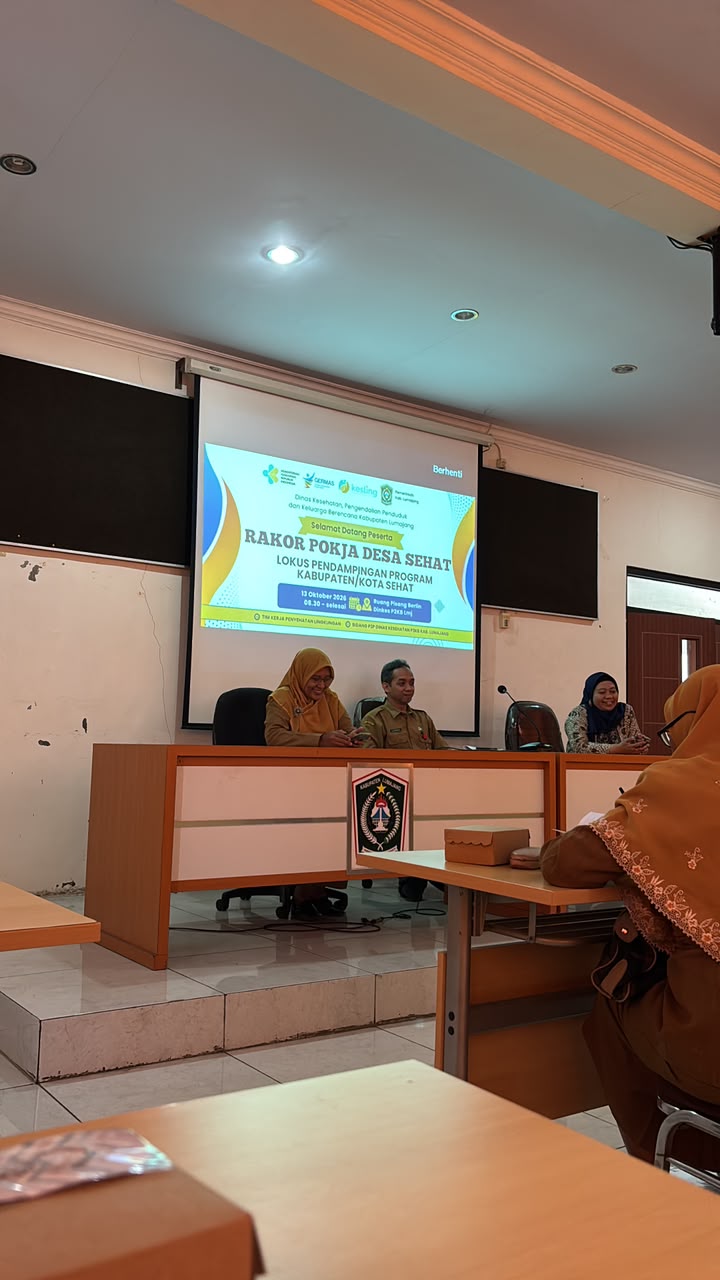Kasi PMD Kecamatan Gucialit Hadiri Rakor Forum Kecamatan dan Desa Sehat di Aula Pisang Berlin Dinkes