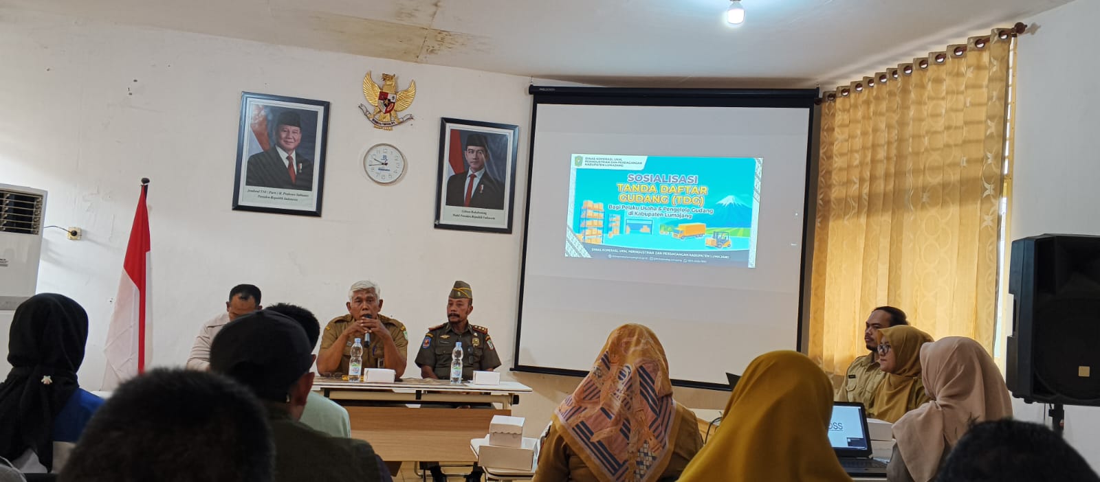 Kasi PMD Kecamatan Gucialit Hadiri Sosialisasi Tanda Daftar Gudang (TDG) di Kabupaten Lumajang